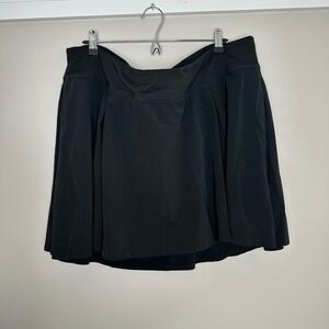 Nike Dri-FIT Women's Black Tennis Golf Pleated Skort Skirt Size 3X‎ NWT